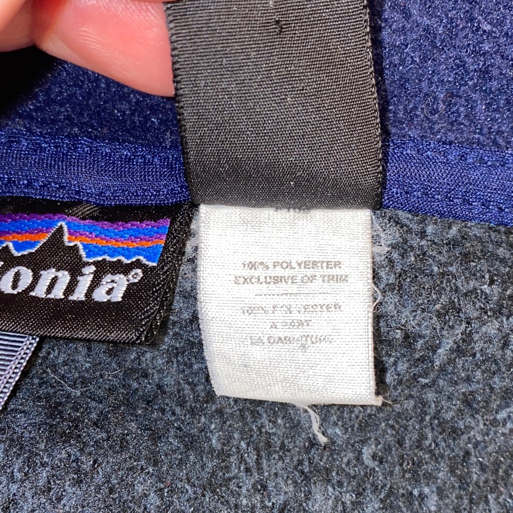 Vintage 2001 Patagonia Black Fleece Vest Made in USA Size XL - Picture 11 of 16